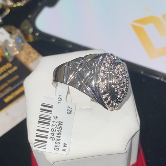 Real diamond men statement hiphop ring not CZ not moissanite 100% real diamond - Picture 6 of 6